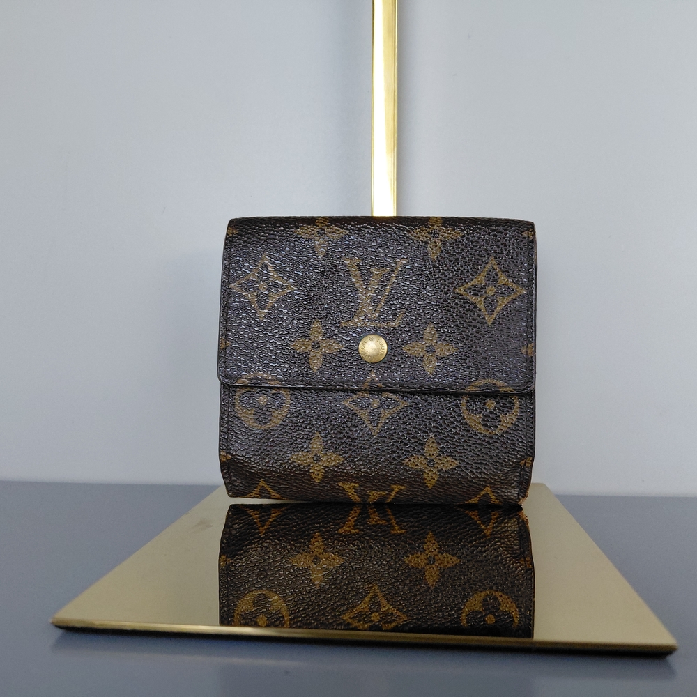 Louis Vuitton Brown Classic Signature Porte Trifold Wallet